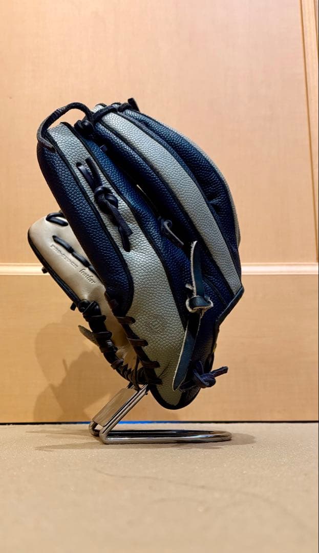 Wilson 軟式野球グローブ フルオーダー87型美品　グレー/ネイビー