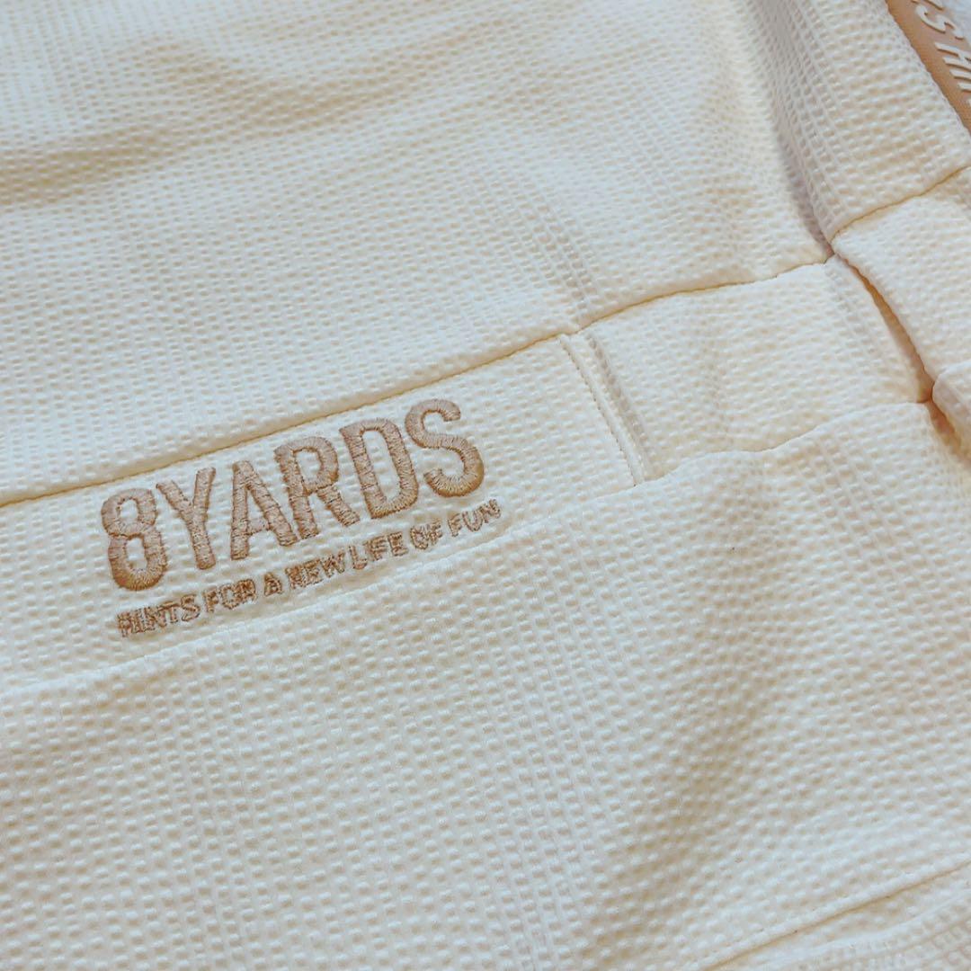 美品　近年　8YARDS ハチヤーズ　モックネック　ワンピース シアサッカー