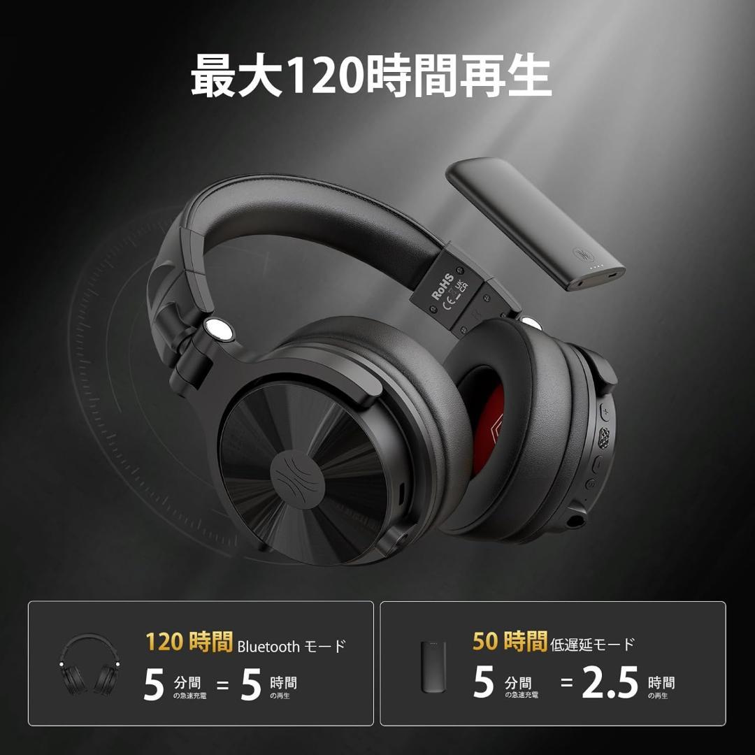 OneOdio Studio Max 1 DJモニターヘッドホン 超低遅延