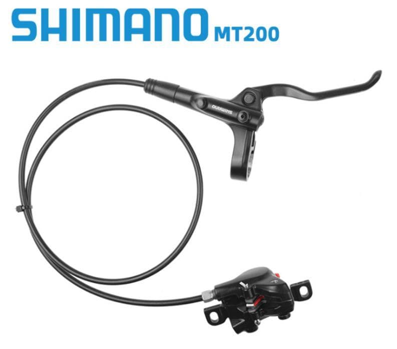 MT200シマノ油圧ディスクブレーキ+HS1 160mmローター２枚