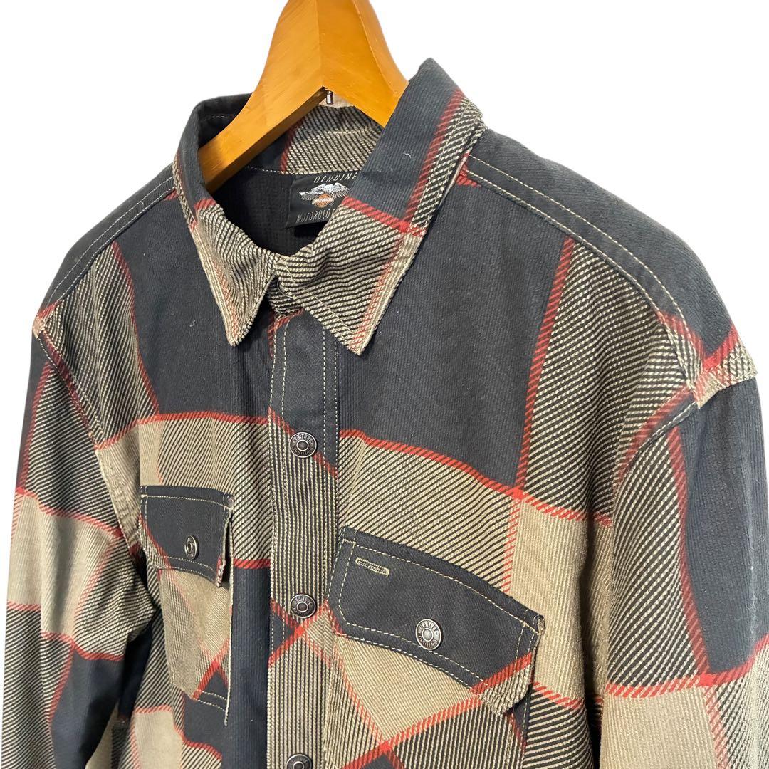 Harley-Davidson ハーレー 純正 厚手裏コーデュロイ美品 L-XL