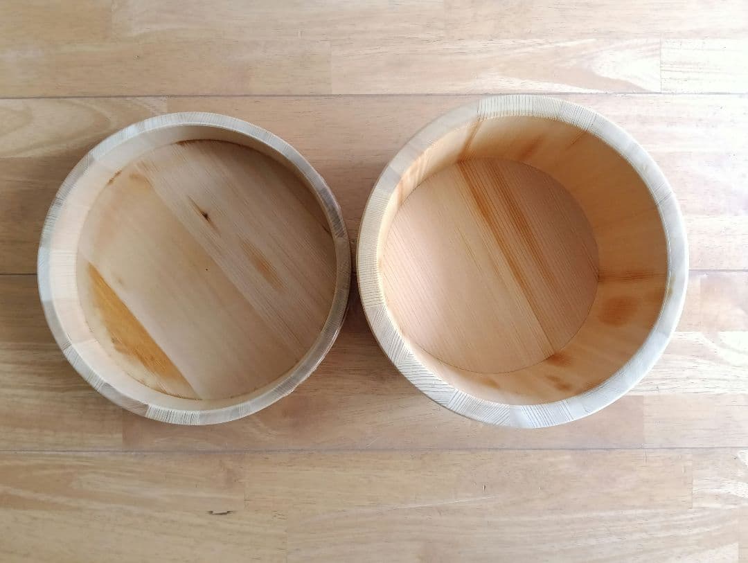 【新品未使用】お櫃 江戸びつ 日本橋 木屋 直径約18cm