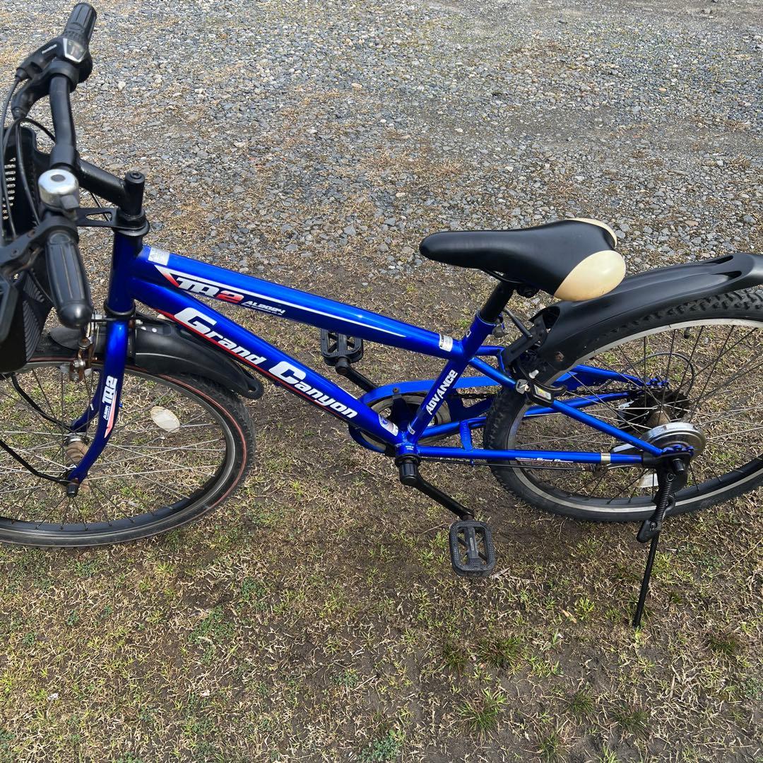 Grand Canyon 子供用自転車 青取りに来られる方　後輪タイヤ新品