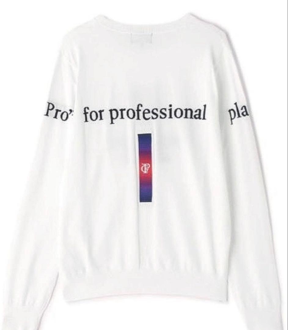パーリーゲイツ PGPRO レーヨン&ポリ. ニットプルオーバー（WHT／5）