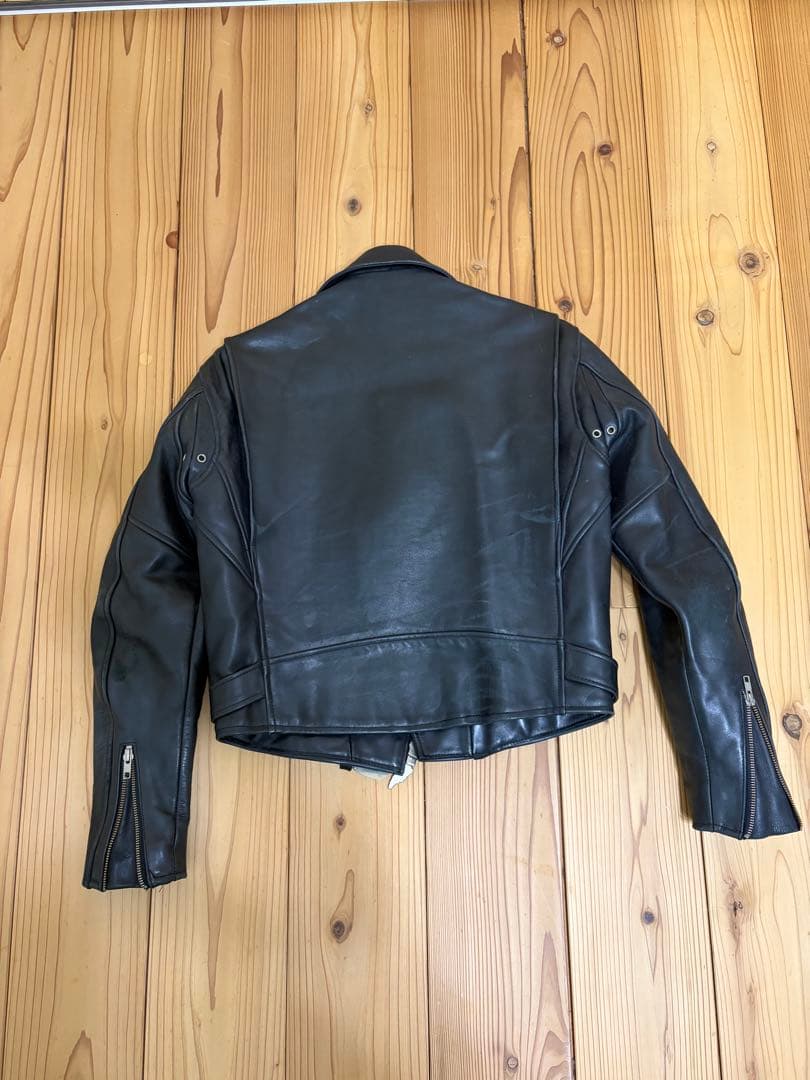 HARLEY DAVIDSON レザー ダブルライダースジャケットXSサイズ 黒