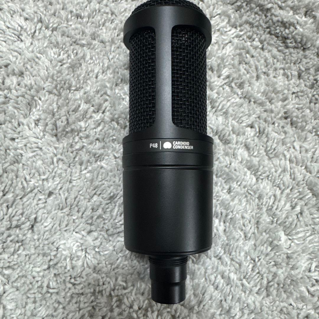 【コンデンサーマイク】AT2020 audio-technica