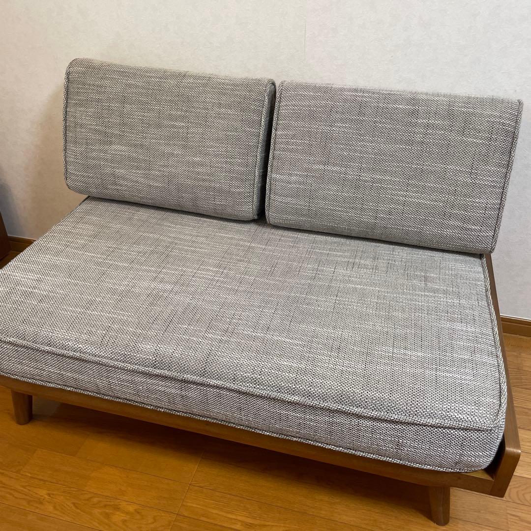 【美品】unico ウニコ ALBERO カバーリングソファ 2シーター