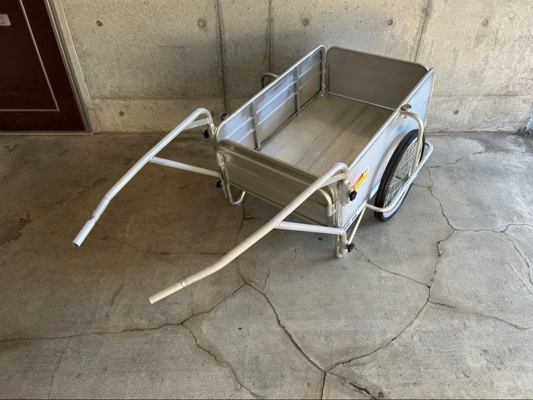 l a la la　アルミ製リヤカー 新品