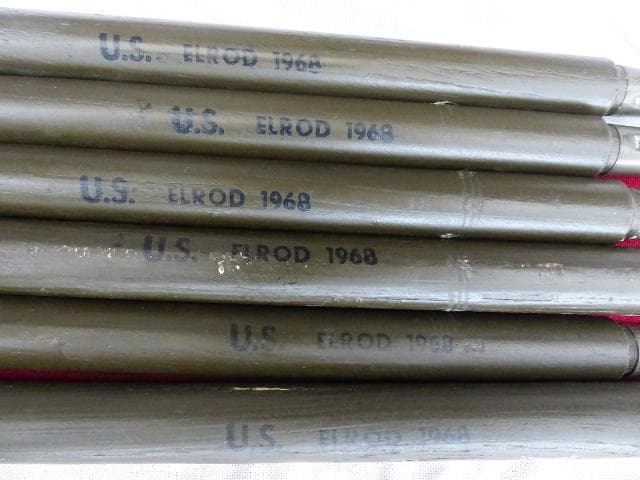 1968” 米軍実物 ナム戦 デッド!　テントポール　6本セット 軍幕 276