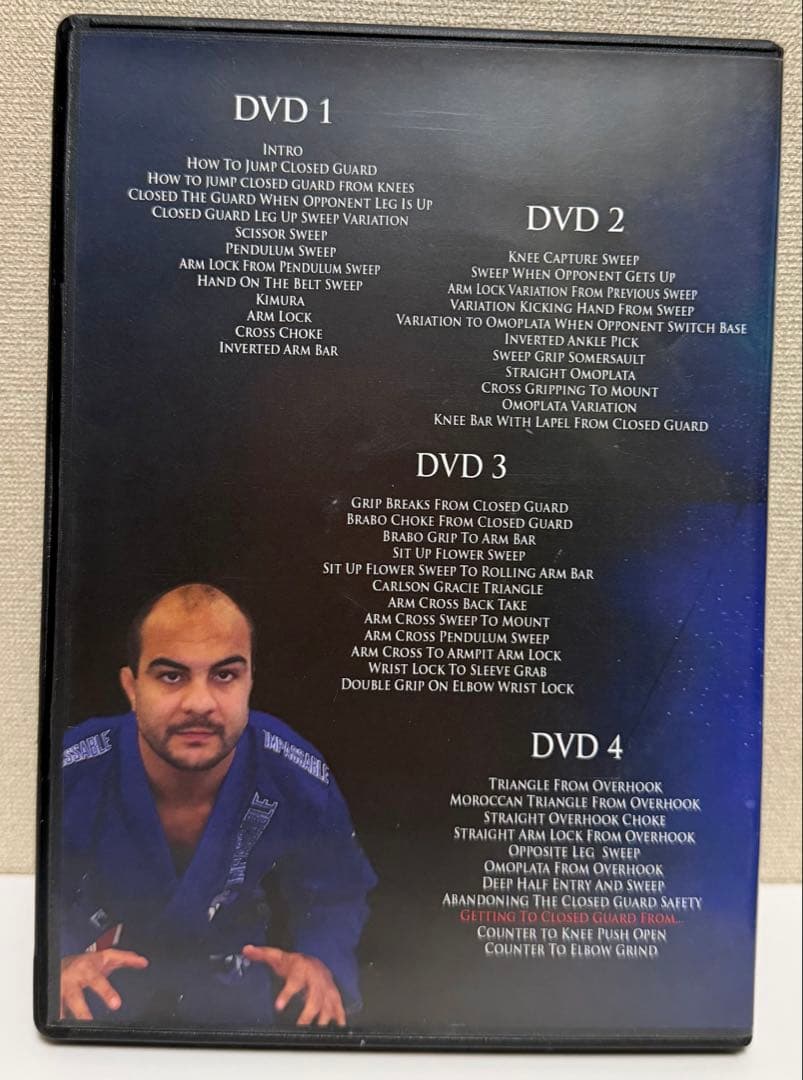 BJJ ベルナルド・ファリア Closed Guard DVD4枚組　柔術　英語