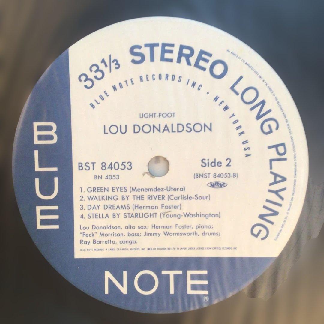新品稀少　Blue Note最後の復刻　ルー・ドナルドソン『ライトフット』