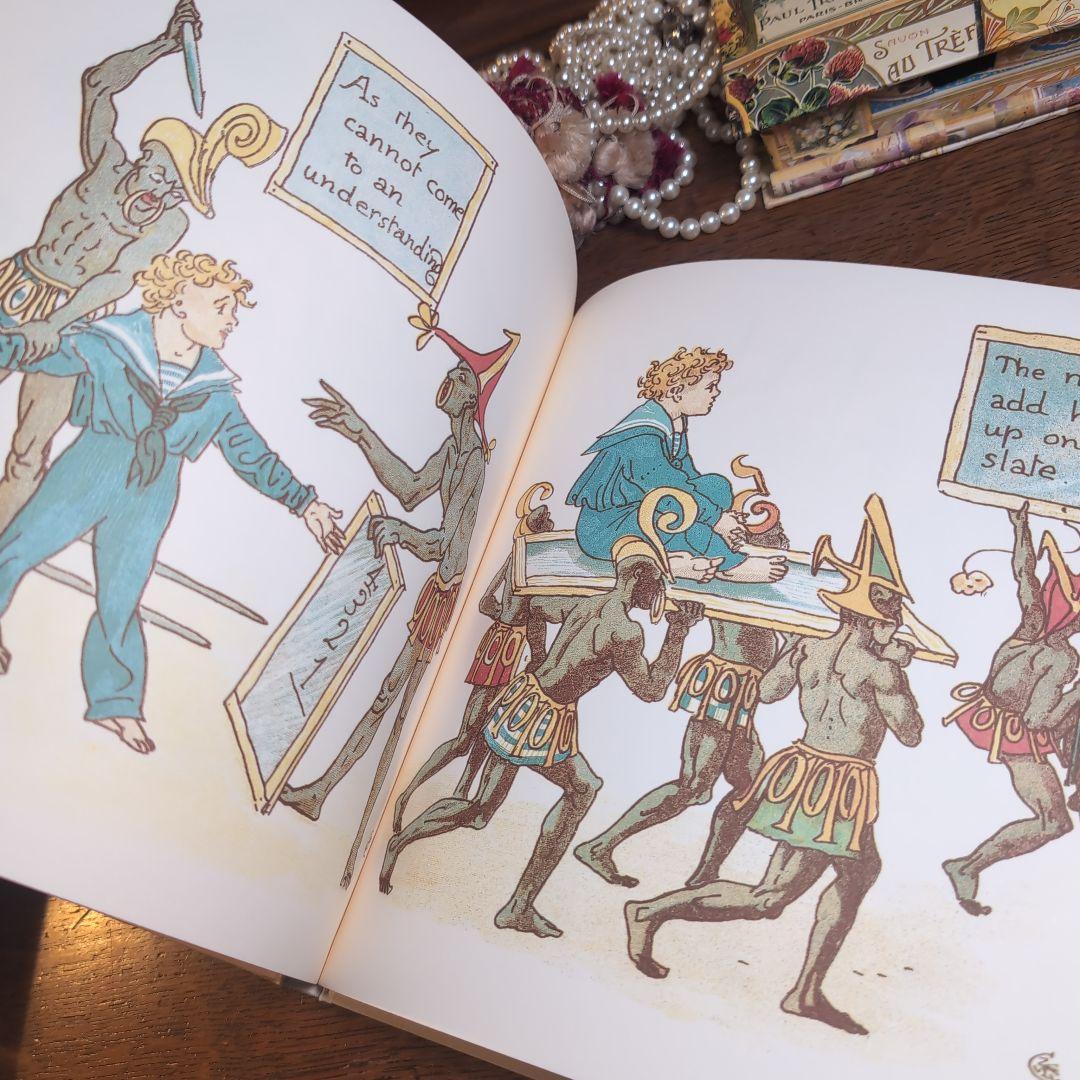 ウォルター・クレイン絵本　三つのRの物語　アンティーク絵本