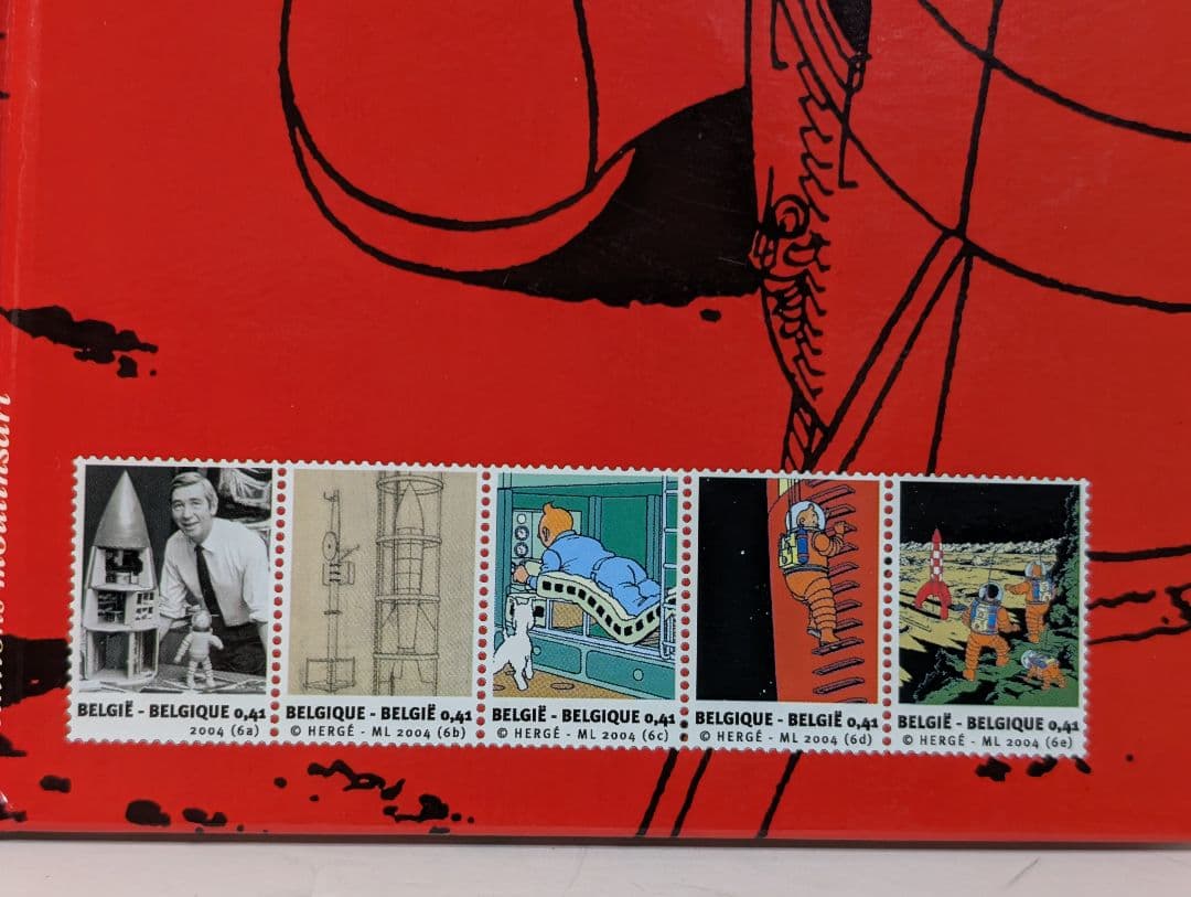 激レア逸品〈「タンタンの冒険/月世界探検」50周年記念書籍「月への5つの切手」〉