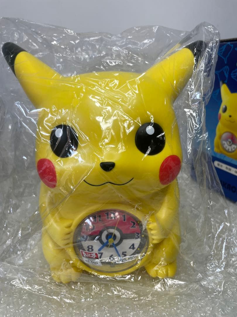 【ポケモン】初代 おしゃべり めざまし時計 ピカチュウ 未使用
