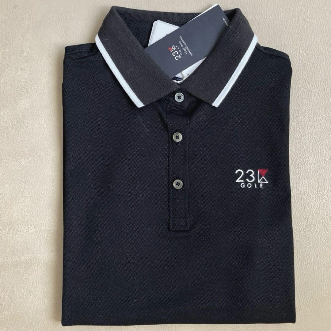 【未着用】23区 GOLF レディース 半袖ポロシャツ サイズ0 タグ付き