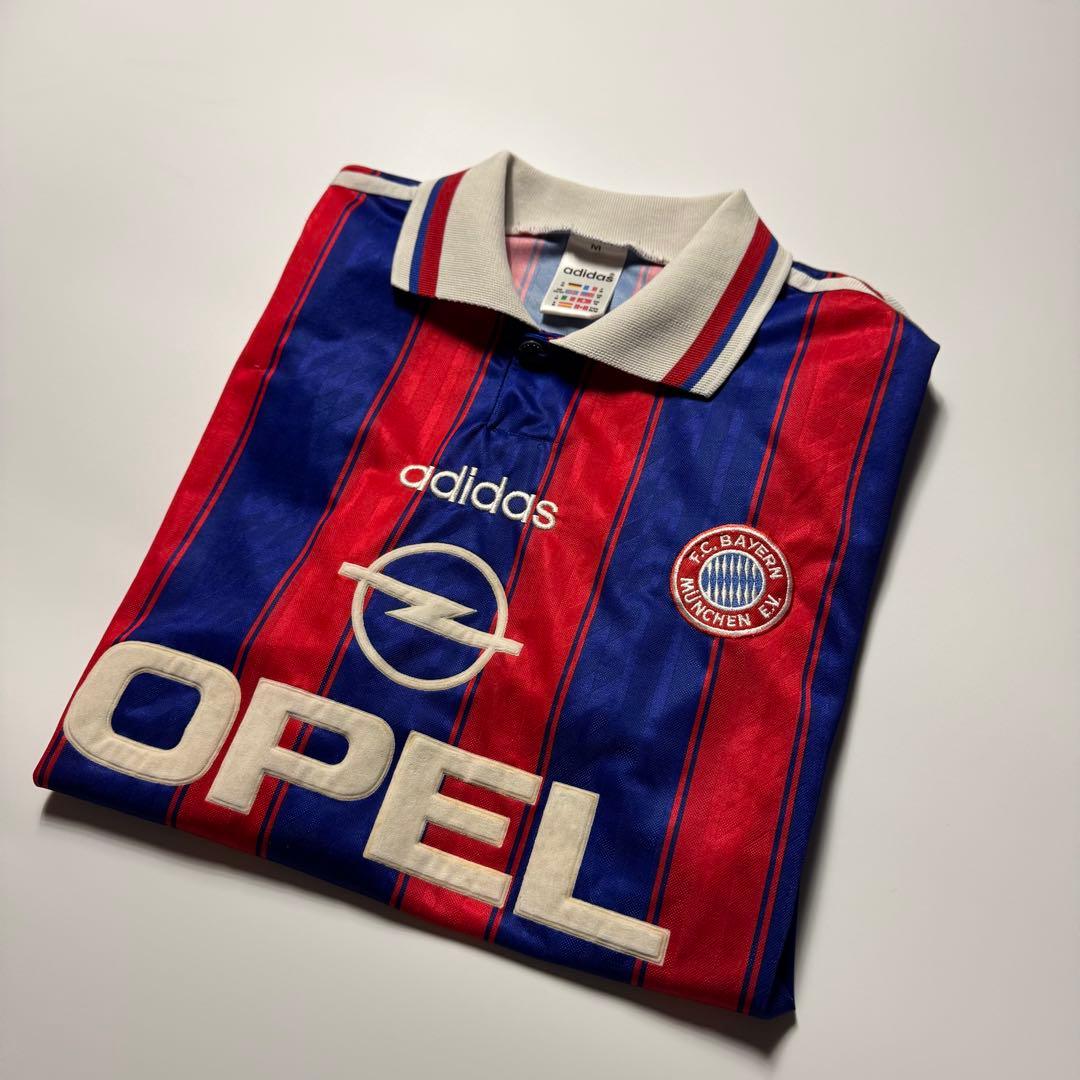 90s バイエルン　ユニフォーム　サッカー　ゲームシャツ　adidas