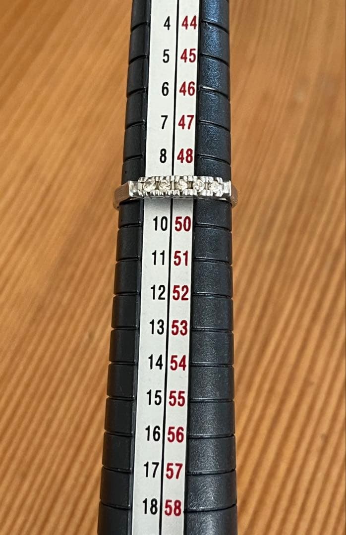 最終SALE◆天然ダイヤリング レトロエタニティ pt850 造幣局 ジャンク◆