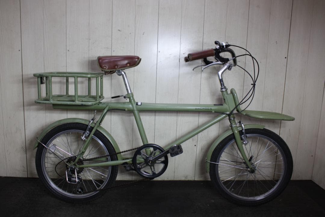 オリーブグリーン ミニベロ 自転車