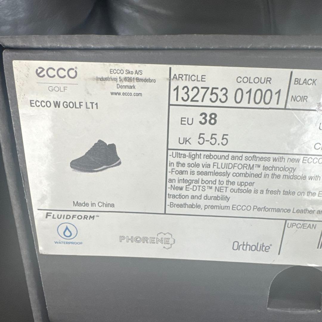 １回使用　ecco エコー　ゴルフシューズ　24