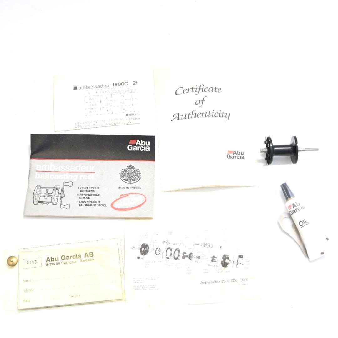 リール Abu Garcia Ambassadeur 2500C De Luxe