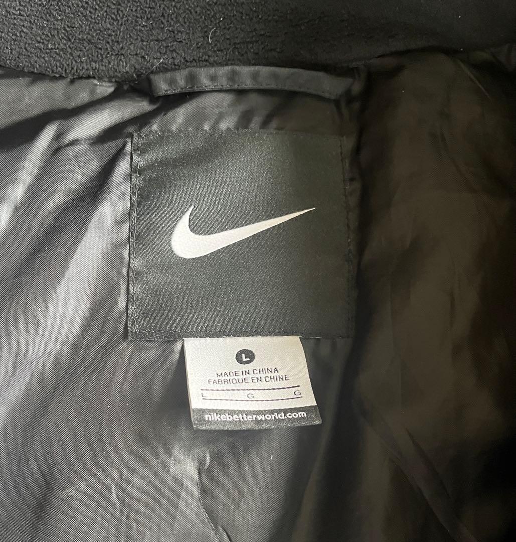 NIKE ナイキ　ブラック ベンチコート　サイズL