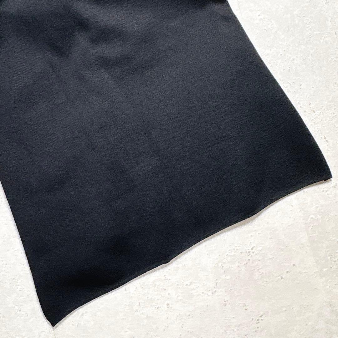 ドゥーズィエムクラス　Twins cotton ニット ロングガウン　ブラック