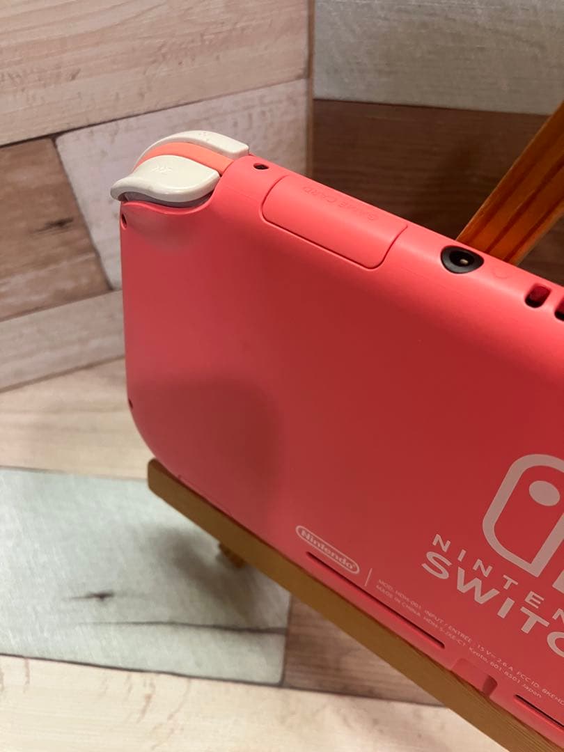 ジャンク　Switchライト　コーラルピンク　充電不良　みまもり設定