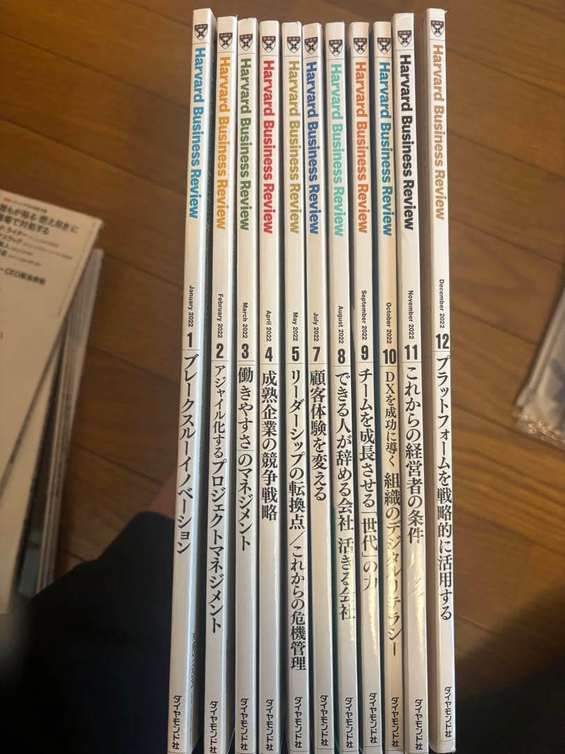 【バラ売可能】ハーバードビジネスレビュー2021年7月〜2023年6月