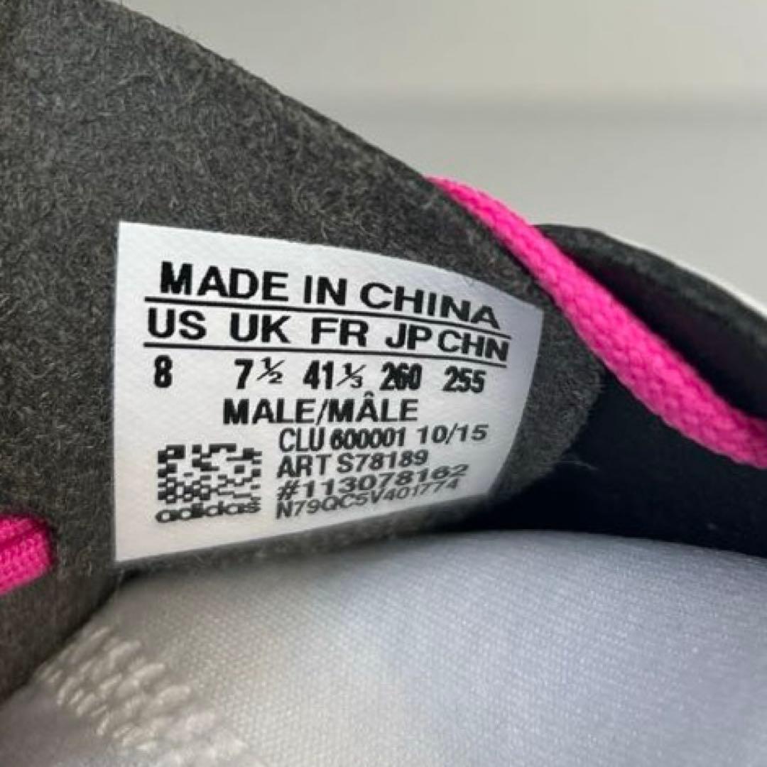 【極美品】adidas サッカースパイク X15.2 黒 ピンク 26.0