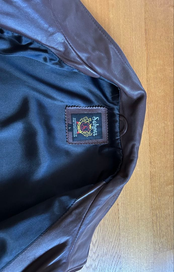 りゅうさん専用です、Schott ショット　レザースポーツジャケット　ユーズド品