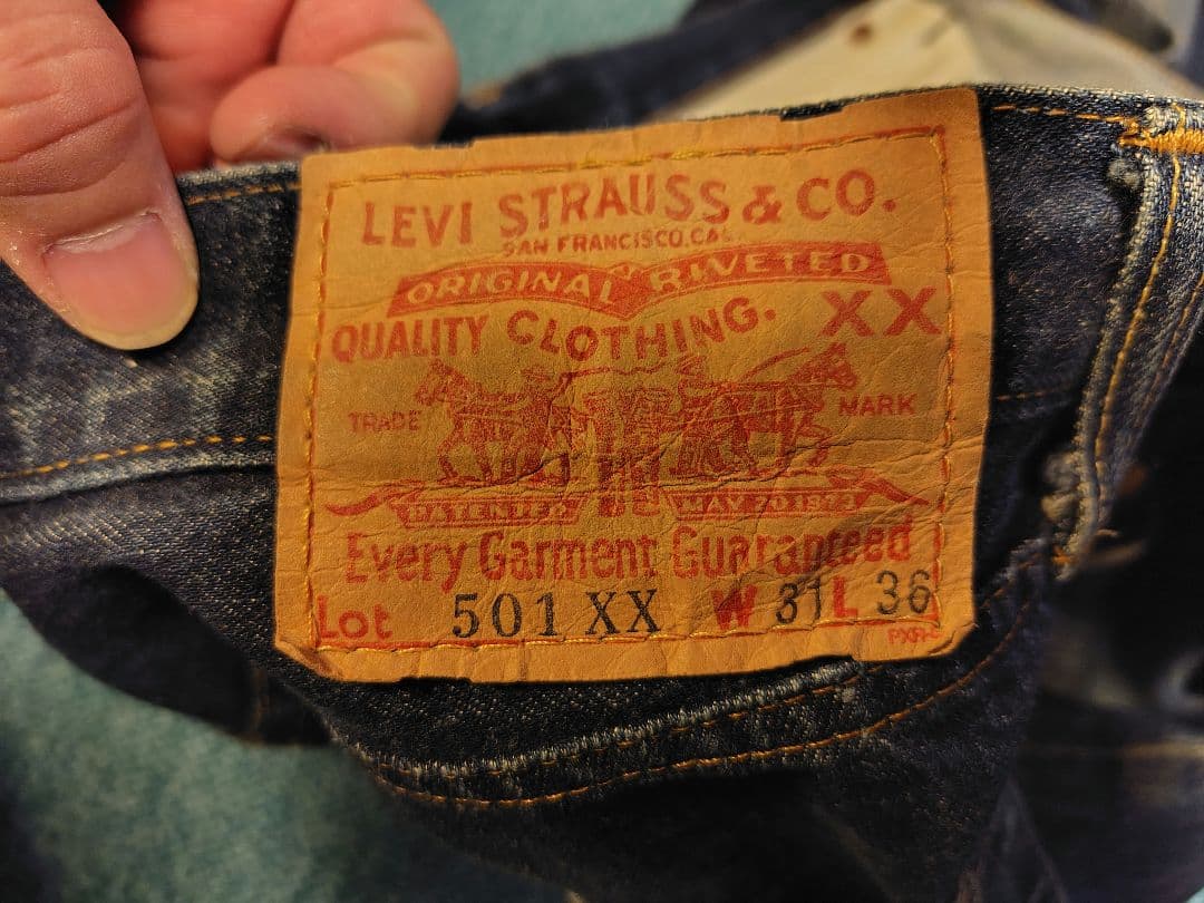Levi'sリーバイス501XX 90s 赤耳BIGE バレンシア製