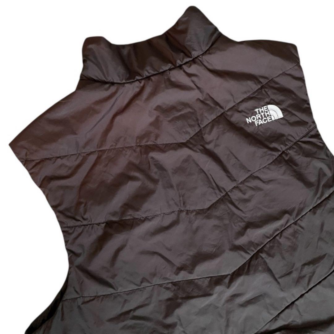 THE NORTH FACE中綿ベストブラックLメンズ 軽量 保温アウトドア古着