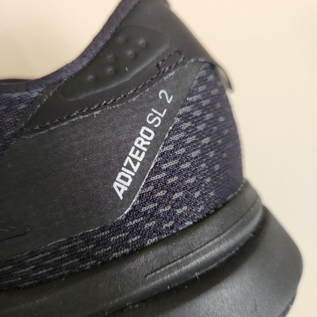 新品タグ付き アディゼロ SL2 ランニング コアブラックadidas