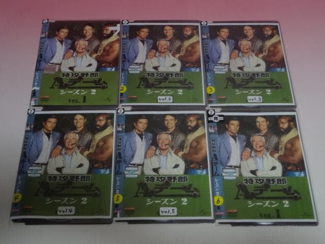 DVD 特攻野郎Aチーム シーズン１～4 27巻 全巻 レンタル