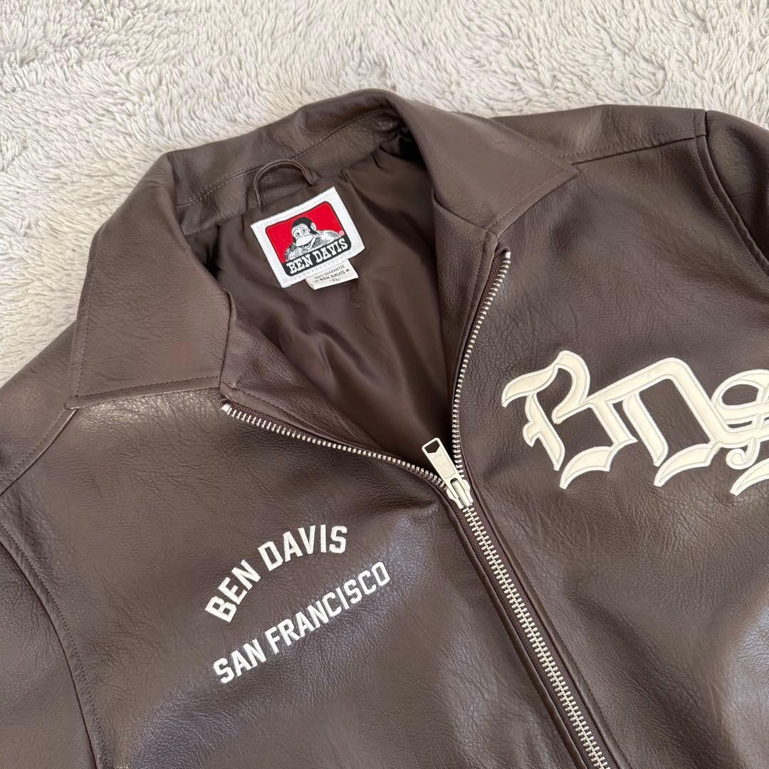 BEN DAVIS ベンデイビス　レザーフライトジャケット