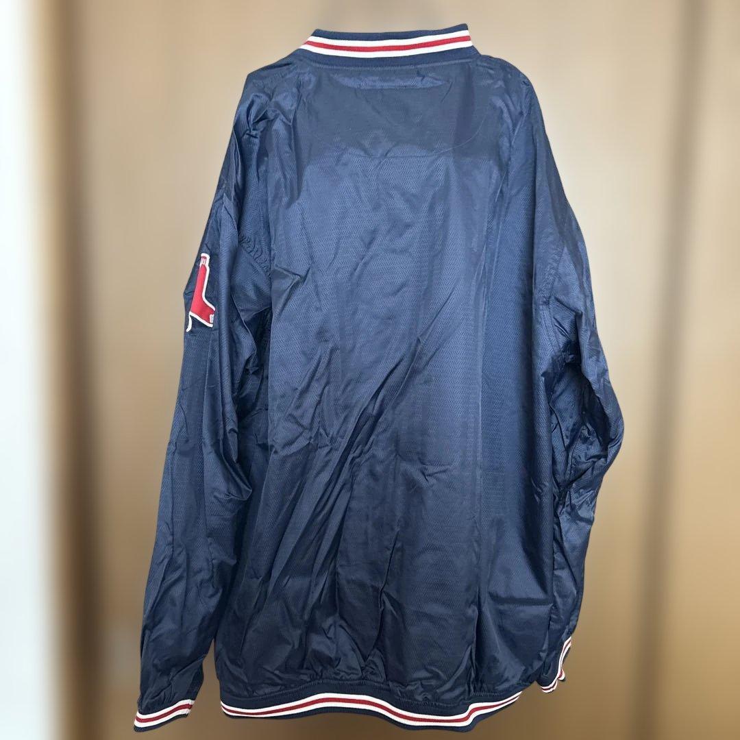 レッドソックス RED SOX ネイビー Vネックジャケット メンズおサイズXL