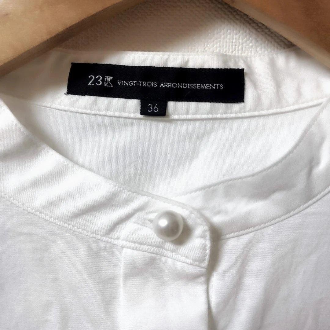 23区 CANCLINI ボリュームスリーブ シャツ 23AW