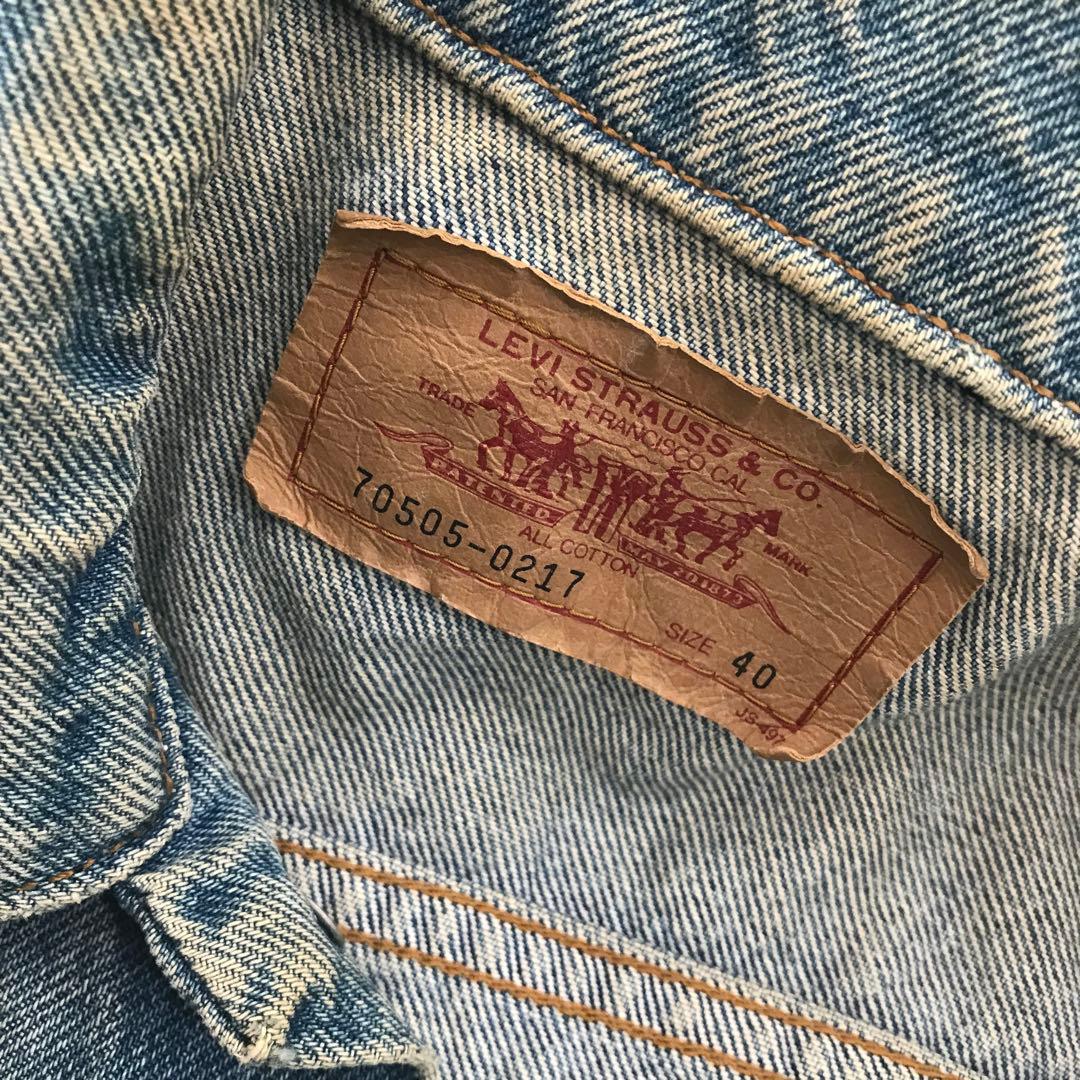 90ｓ Ｌｅｖｉ‘ｓ 70505-0217 デニムジャケット ヴィンテージ 40