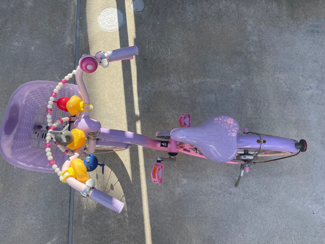 ディズニー 小さなプリンセス ソフィア 16型 幼児用自転車 （パープル×ピンク