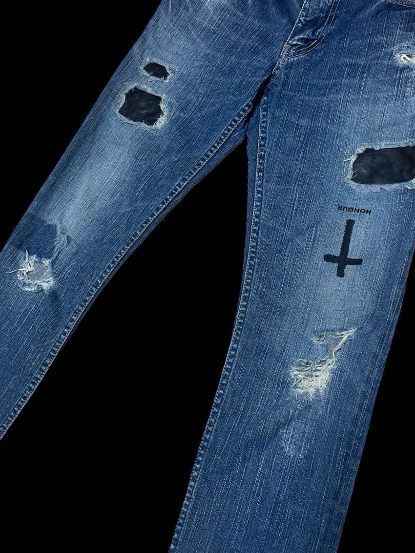 専用品 L.G.B. leather cross denim 29