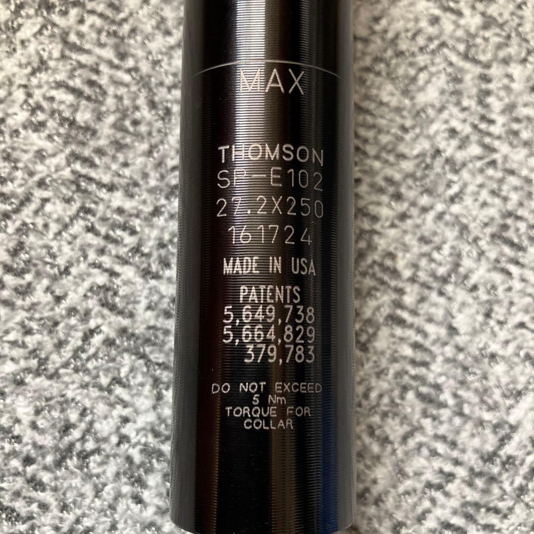 THOMSON elite seatpost 27.2 トムソン ブラック