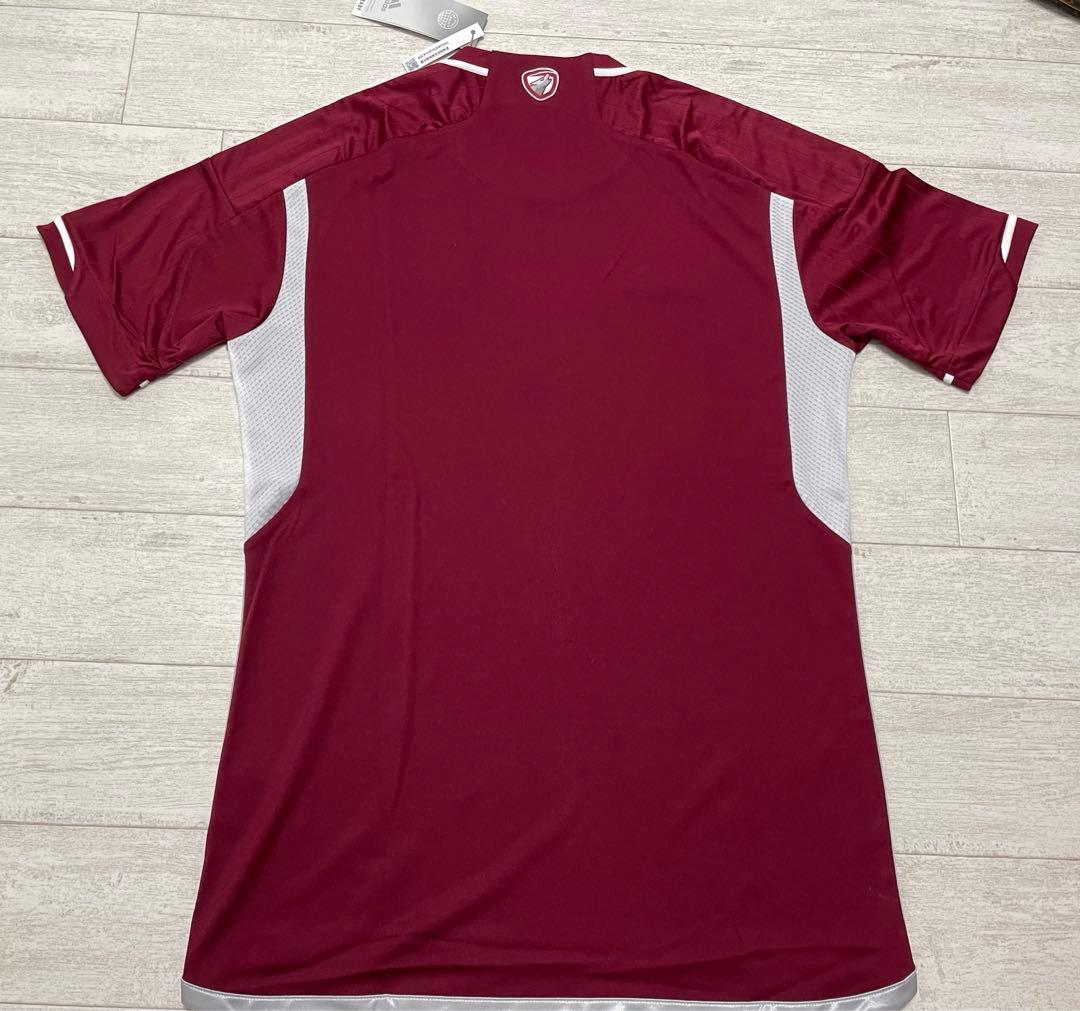 ⭐️新品未使用 adidas⭐️ ラトビア代表 ユニフォーム ホーム 半袖
