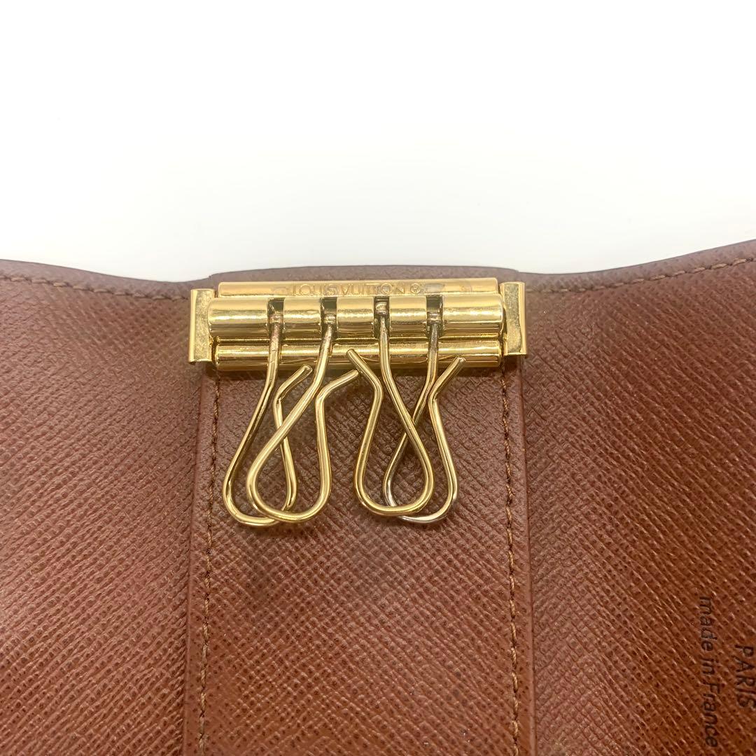 美品 ルイヴィトン モノグラム ミュルディクレ4 キーケース RFID IC