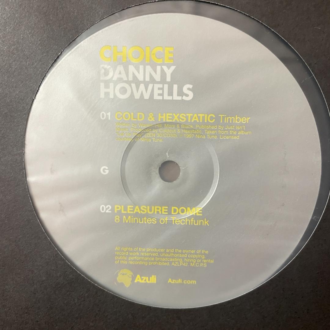 Danny Howells – Choice 4×12インチ Orbital 他
