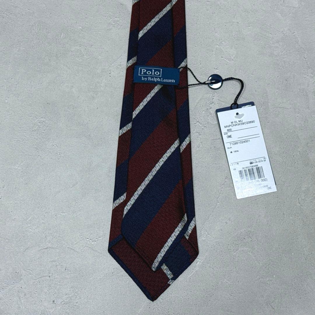 新品 24AW ポロラルフローレン ヴィンテージインスパイアド シルクタイ