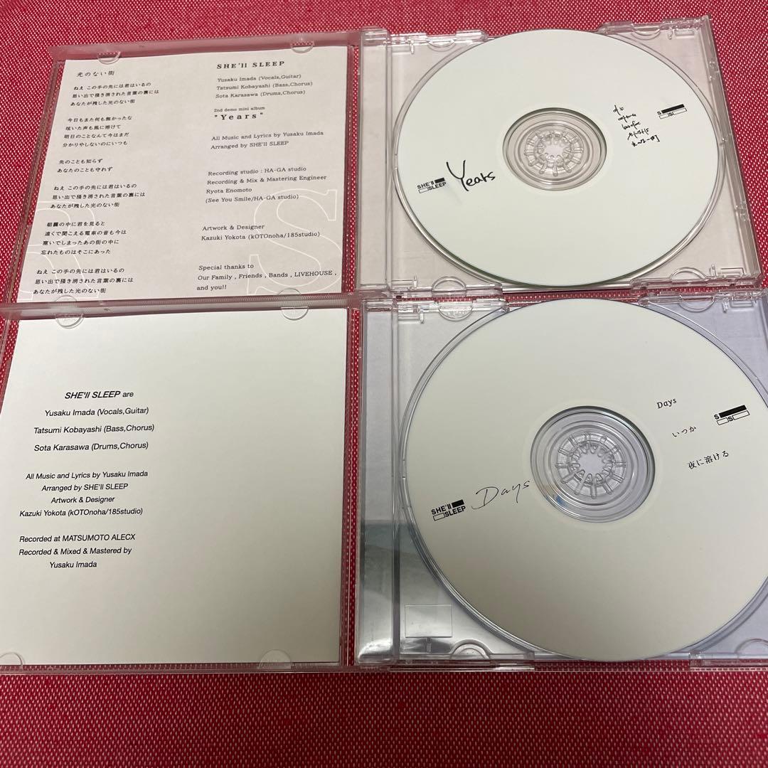 SHE'll SLEEP デモCD 2枚セット