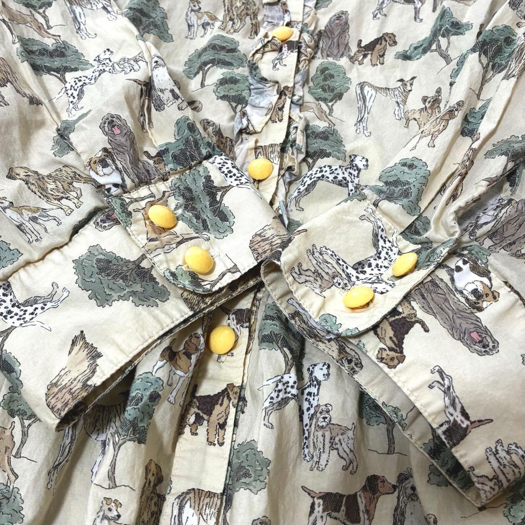 みなとのてんらんかい LIBERTY ハイド・パーク・ハウンズ ロングワンピース