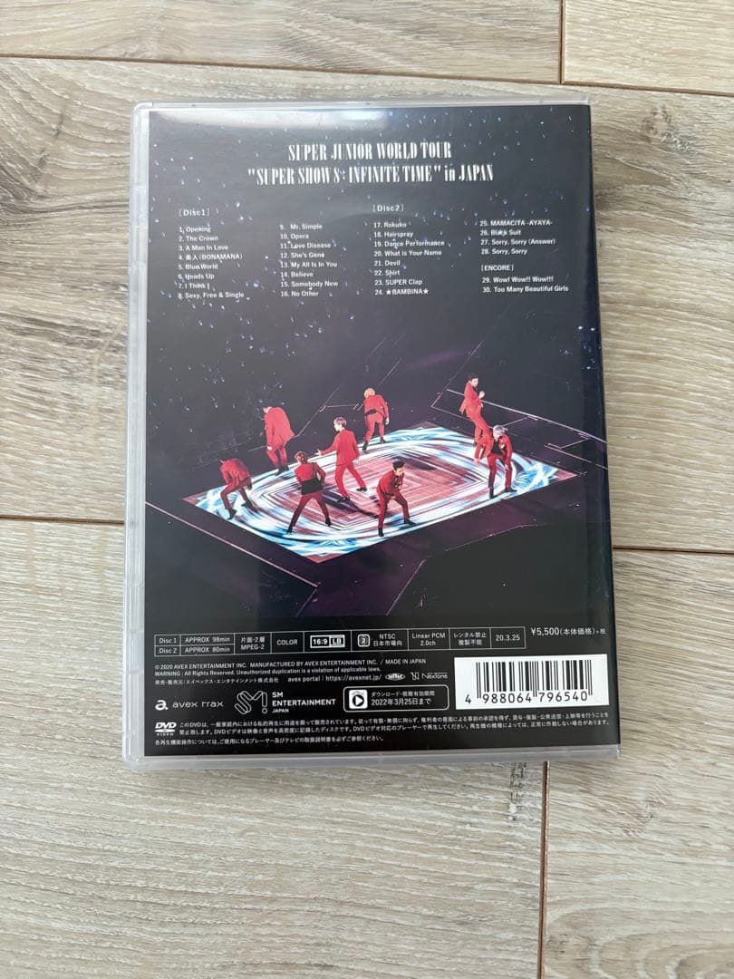 K-POP・アジア SUPER JUNIOR SUPER SHOW 6 .8 DVD