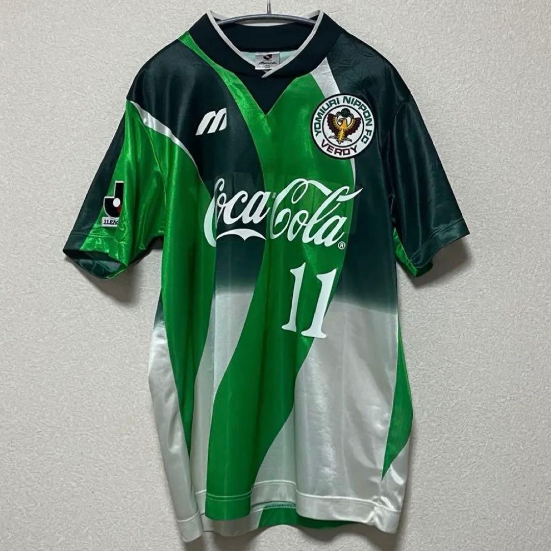 【正規品】95年 ヴェルディ川崎 カズ 11 コシノジュンコ期 Mizuno L