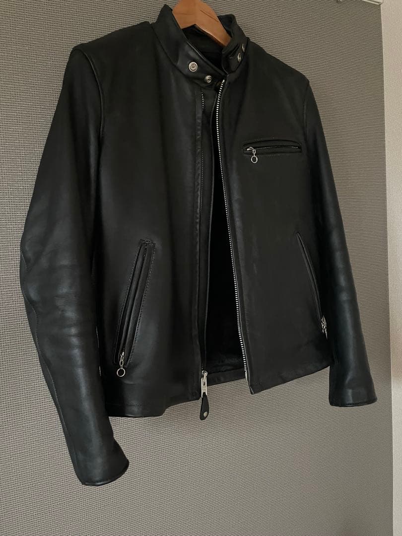 【neccyoさま専用】Schott シングルライダースジャケット